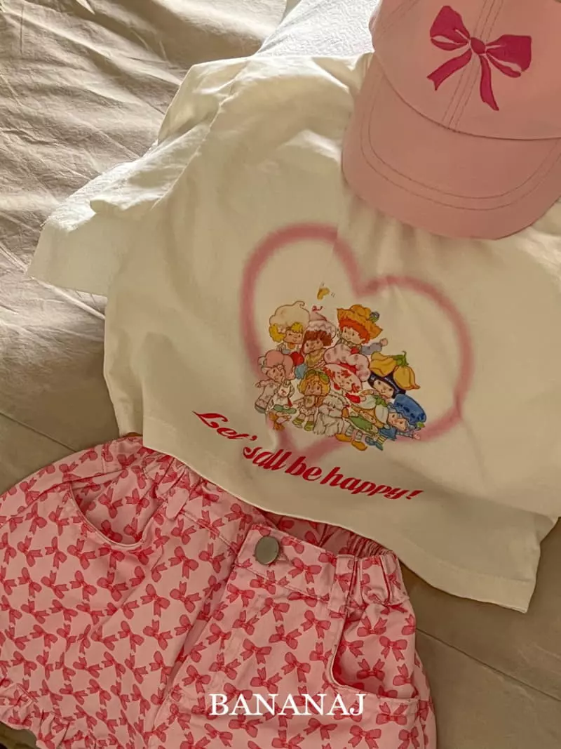 Banana J - Korean Children Fashion - #kidsshorts - Friends Tee - 6