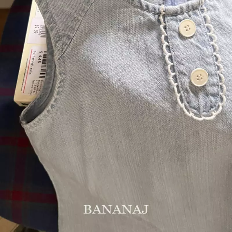 Banana J - Korean Children Fashion - #littlefashionista - Gogo Denim One-piece - 3