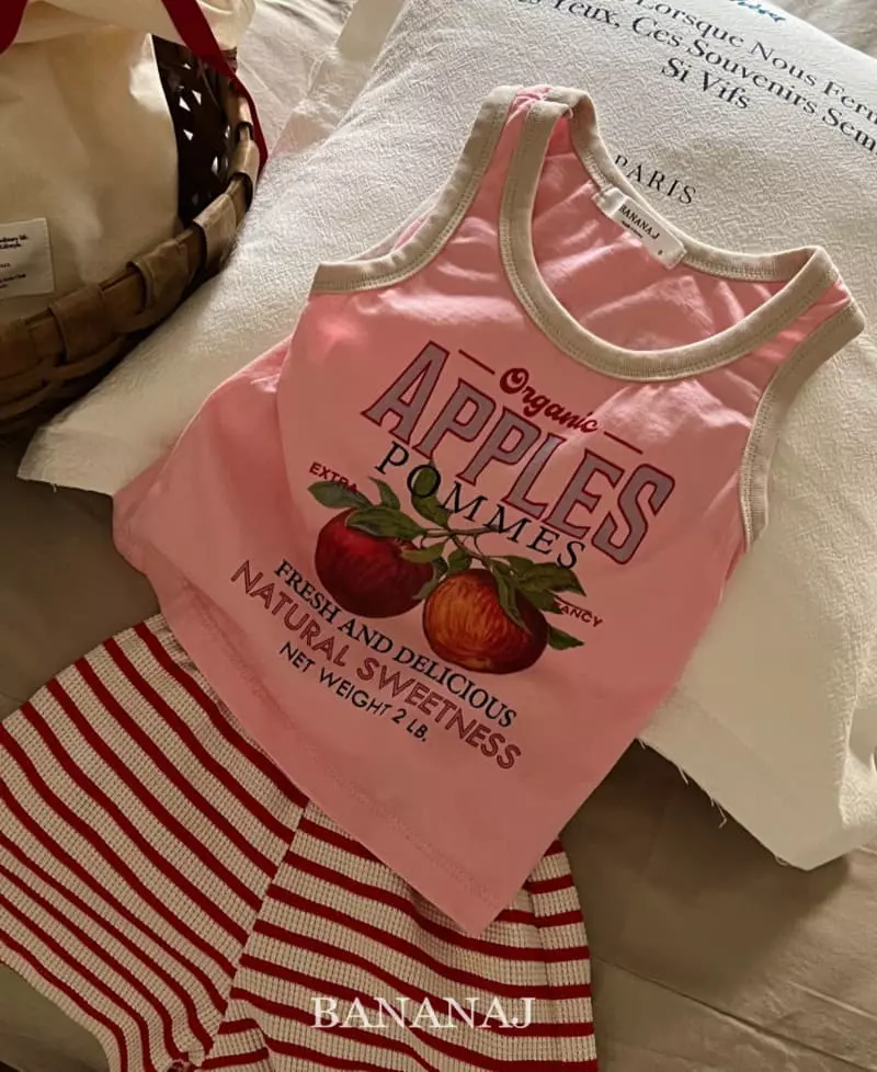 Banana J - Korean Children Fashion - #littlefashionista - Apple Sleeveless - 10