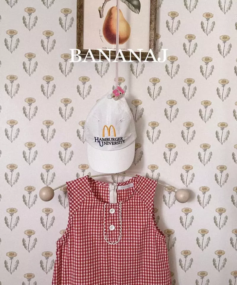 Banana J - Korean Children Fashion - #magicofchildhood - Gogo Check One-piece - 4