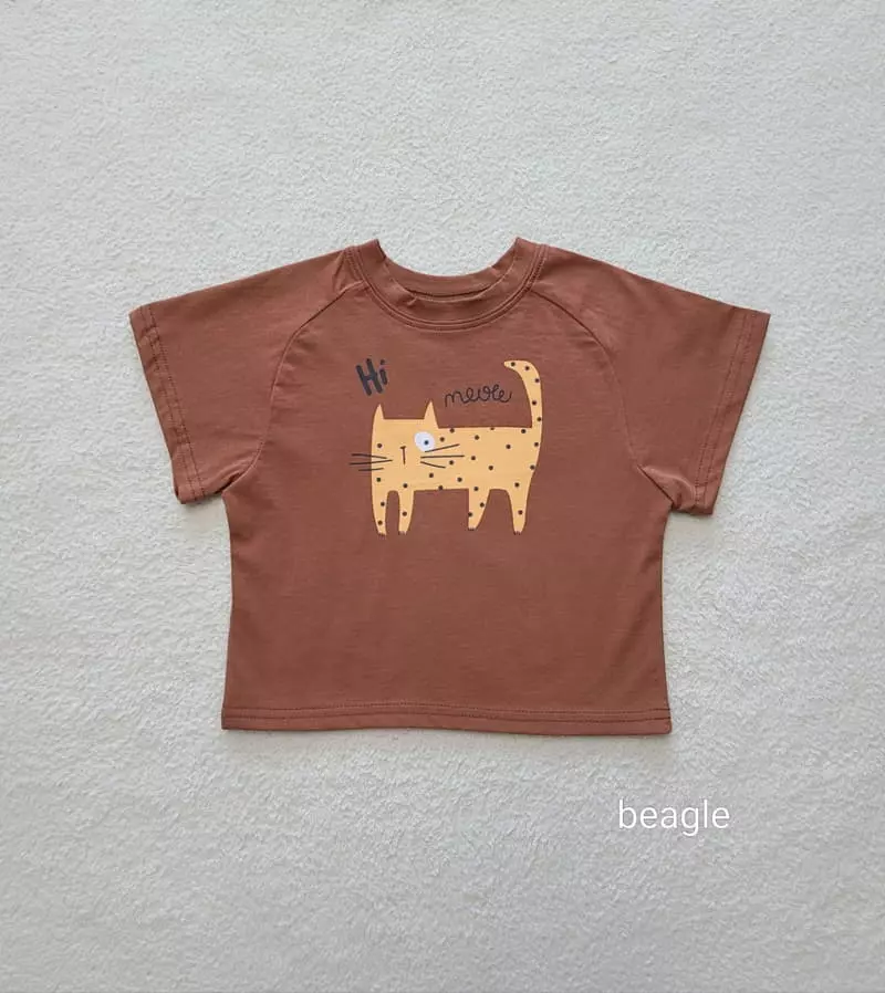 Beagle - Korean Children Fashion - #Kfashion4kids - High Cat Tee - 2