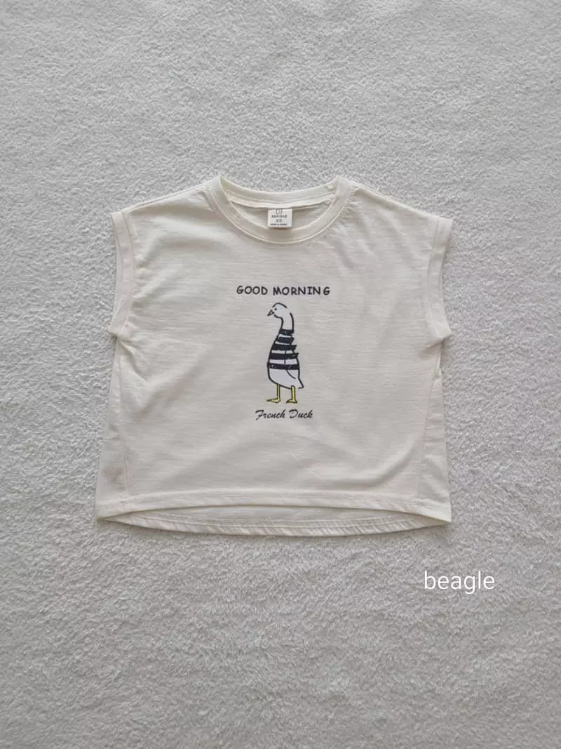 Beagle - Korean Children Fashion - #childrensboutique - Good Morning Tee