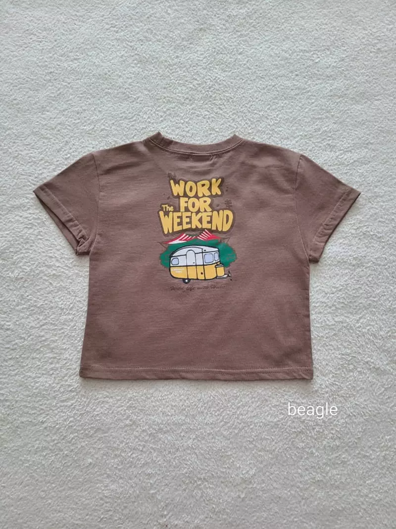 Beagle - Korean Children Fashion - #designkidswear - Camping Tee - 5