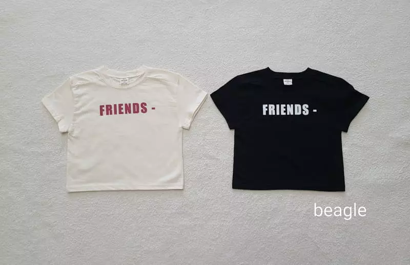 Beagle - Korean Children Fashion - #childrensboutique - Friends Paint Tee - 4