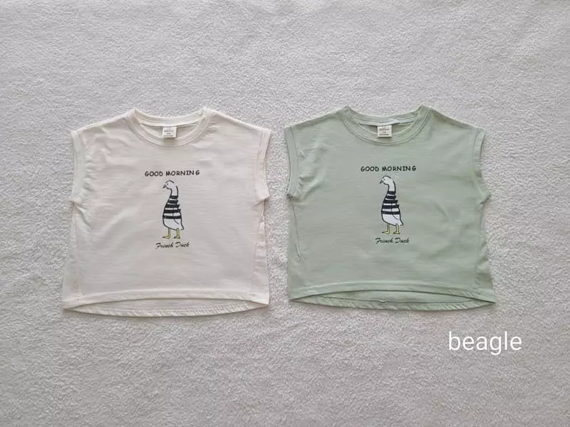 Beagle - Korean Children Fashion - #discoveringself - Good Morning Tee - 3