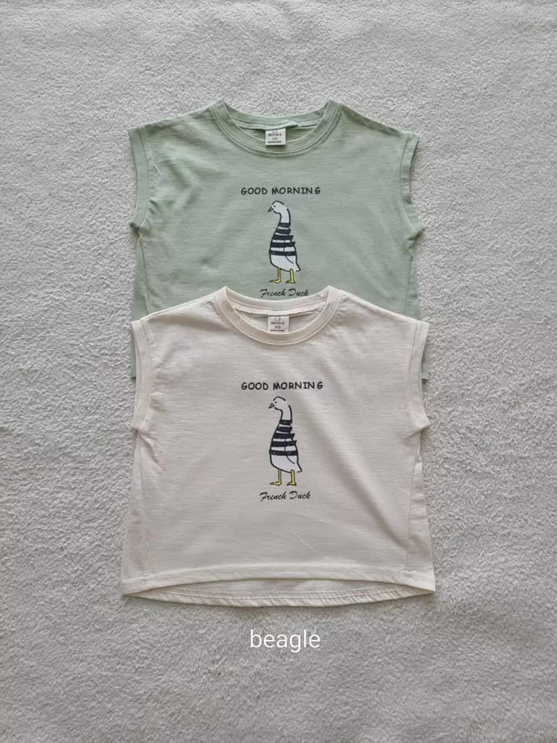 Beagle - Korean Children Fashion - #discoveringself - Good Morning Tee - 4