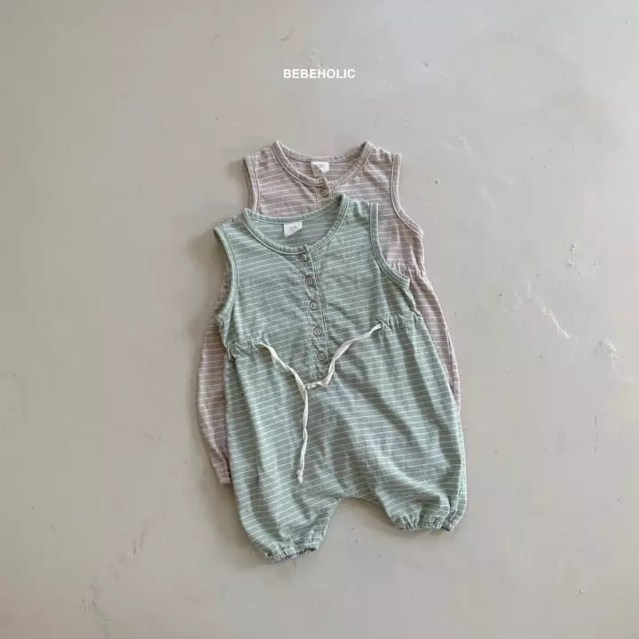Bebe Holic - Korean Baby Fashion - #babyboutique - May Stripes Bodysuit - 5