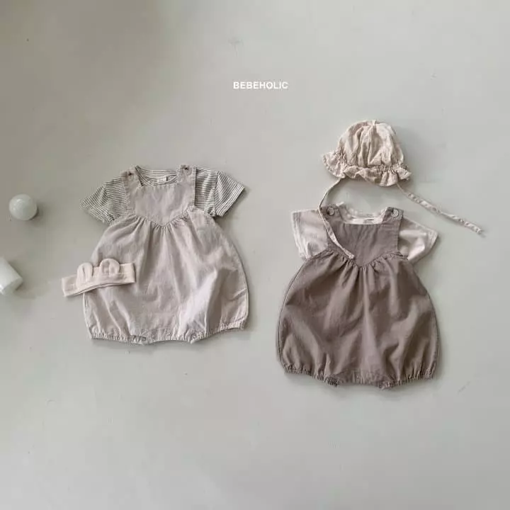 Bebe Holic - Korean Baby Fashion - #babyboutique - My Dungarees Bodysuit