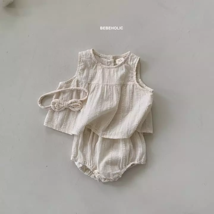 Bebe Holic - Korean Baby Fashion - #onlinebabyshop - Haize Top Bottom Set - 4