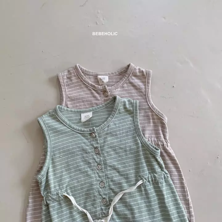 Bebe Holic - Korean Baby Fashion - #babyboutiqueclothing - May Stripes Bodysuit - 6