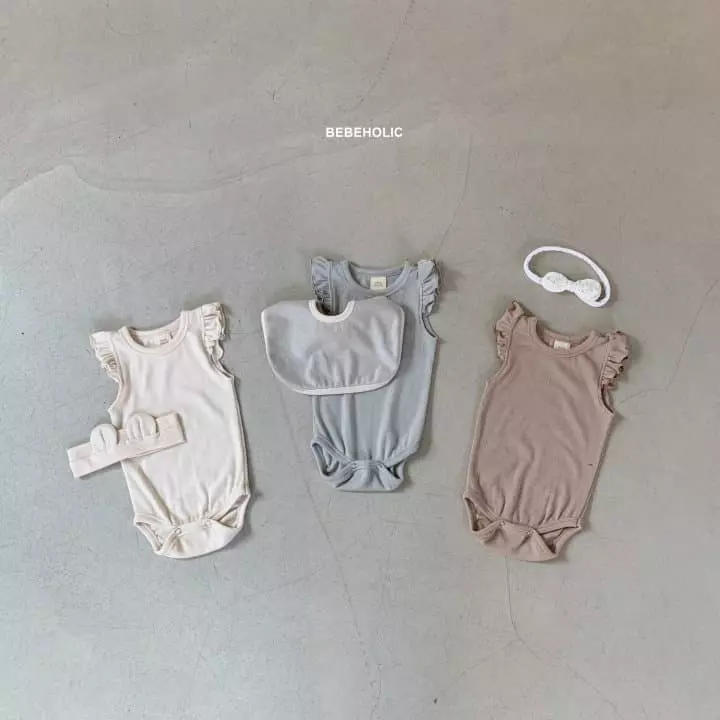 Bebe Holic - Korean Baby Fashion - #babyboutiqueclothing - Pika Frill Bodysuit