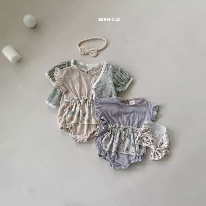 Bebe Holic - Korean Baby Fashion - #babyclothing - Apron Bodysuit