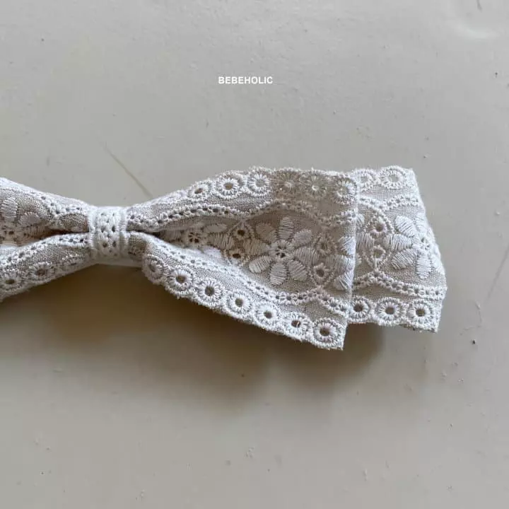 Bebe Holic - Korean Baby Fashion - #babyclothing - Lace Ribbon Hairband - 2