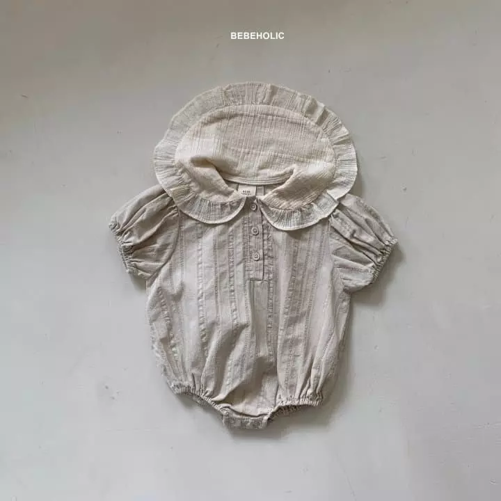 Bebe Holic - Korean Baby Fashion - #babyclothing - Shy Collar Bodysuit - 9