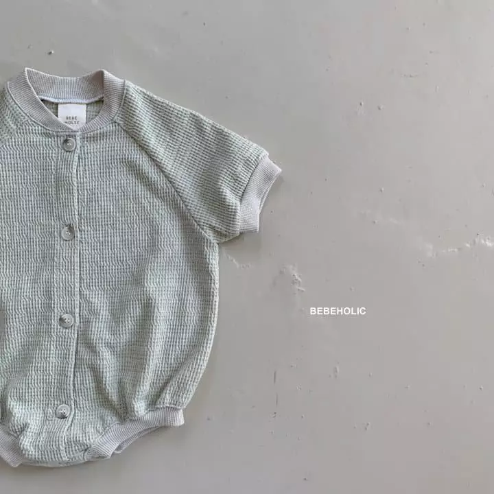 Bebe Holic - Korean Baby Fashion - #babyclothing - Waffle Bodysuit - 12