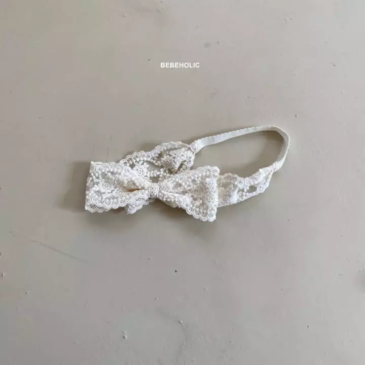 Bebe Holic - Korean Baby Fashion - #babyfashion - Lace Ribbon Hairband - 3