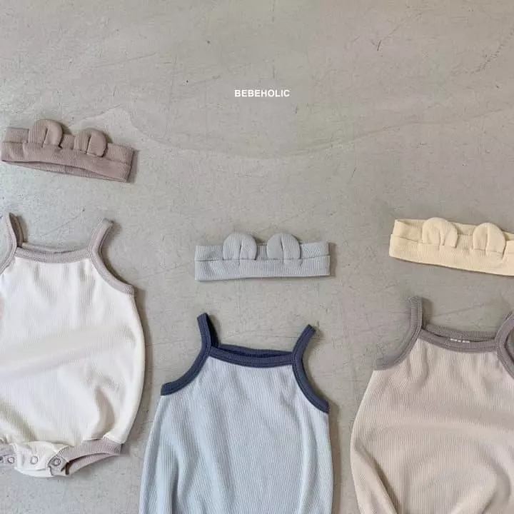 Bebe Holic - Korean Baby Fashion - #babyfashion - Sleeveless Color Bodysuit