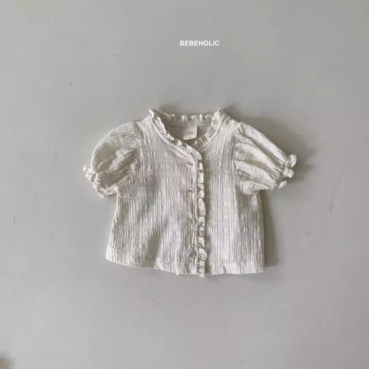 Bebe Holic - Korean Baby Fashion - #babyfever - Bunny Frill Blouse - 8