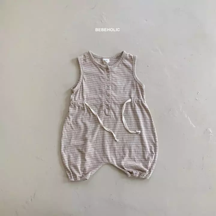 Bebe Holic - Korean Baby Fashion - #babyfever - May Stripes Bodysuit - 9
