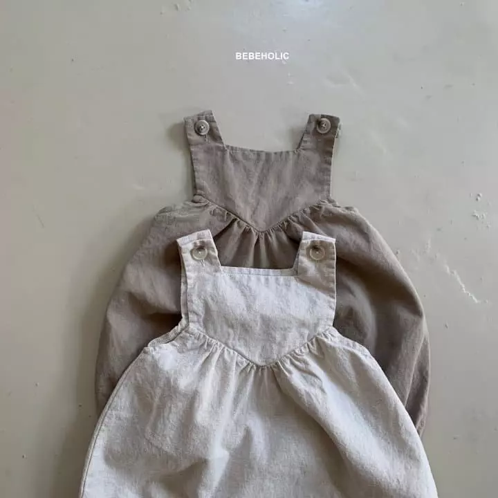 Bebe Holic - Korean Baby Fashion - #babygirlfashion - My Dungarees Bodysuit - 6