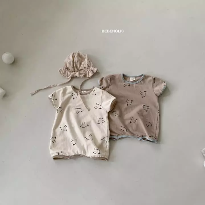 Bebe Holic - Korean Baby Fashion - #babygirlfashion - Smile Bodysuit