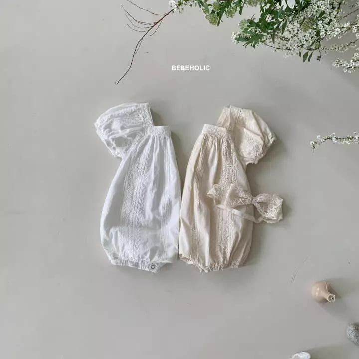 Bebe Holic - Korean Baby Fashion - #babylifestyle - Davi Lace Bodysuit - 2