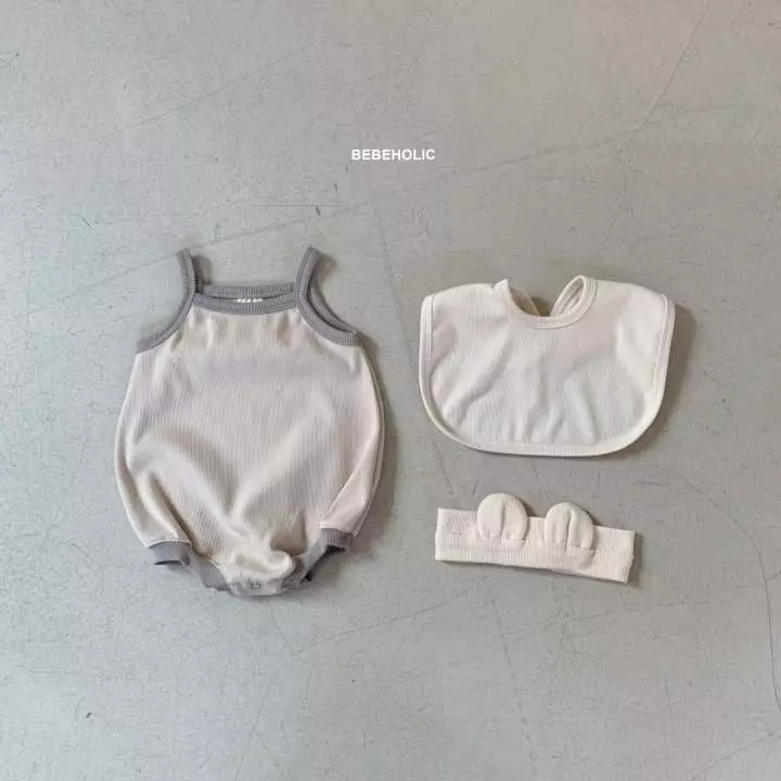 Bebe Holic - Korean Baby Fashion - #babygirlfashion - Sleeveless Color Bodysuit - 4