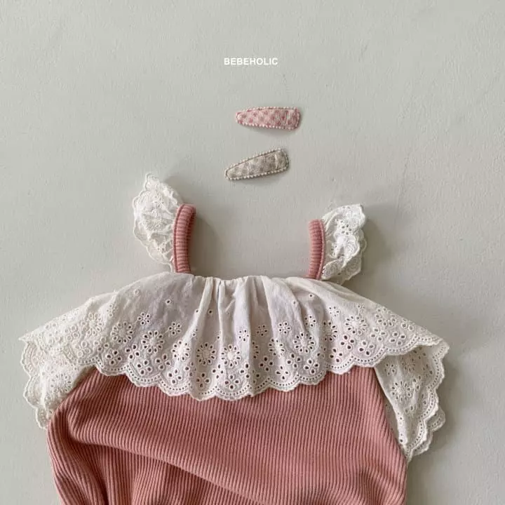 Bebe Holic - Korean Baby Fashion - #babyoninstagram - Lace Bodysuit - 7