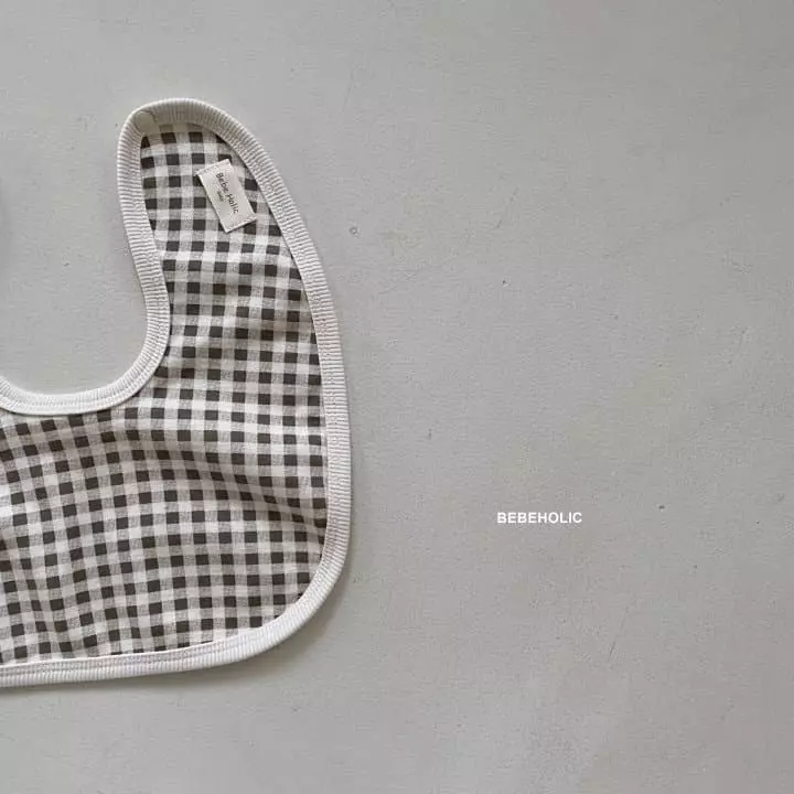 Bebe Holic - Korean Baby Fashion - #babyoninstagram - Check Bib - 2