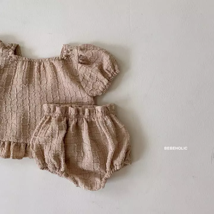 Bebe Holic - Korean Baby Fashion - #babyootd - Malcha Top Bottom Set - 12