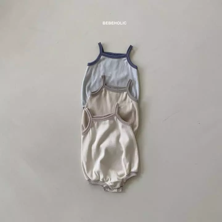 Bebe Holic - Korean Baby Fashion - #babyootd - Sleeveless Color Bodysuit - 6