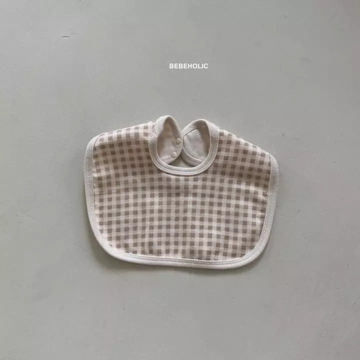 Bebe Holic - Korean Baby Fashion - #babyootd - Check Bib - 3