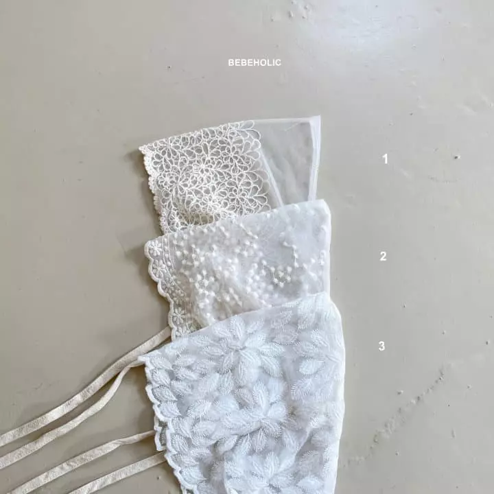 Bebe Holic - Korean Baby Fashion - #babyoutfit - Lace Bonnet