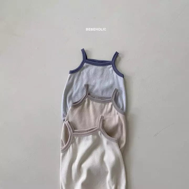 Bebe Holic - Korean Baby Fashion - #babyoutfit - Sleeveless Color Bodysuit - 7