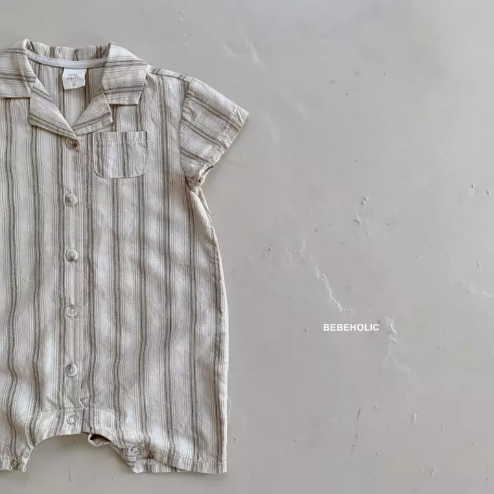 Bebe Holic - Korean Baby Fashion - #onlinebabyboutique - Miu Stripes Bodysuit - 10