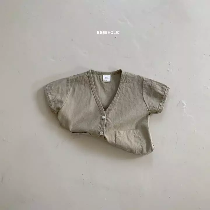 Bebe Holic - Korean Baby Fashion - #onlinebabyshop - Linen Cardigan - 11