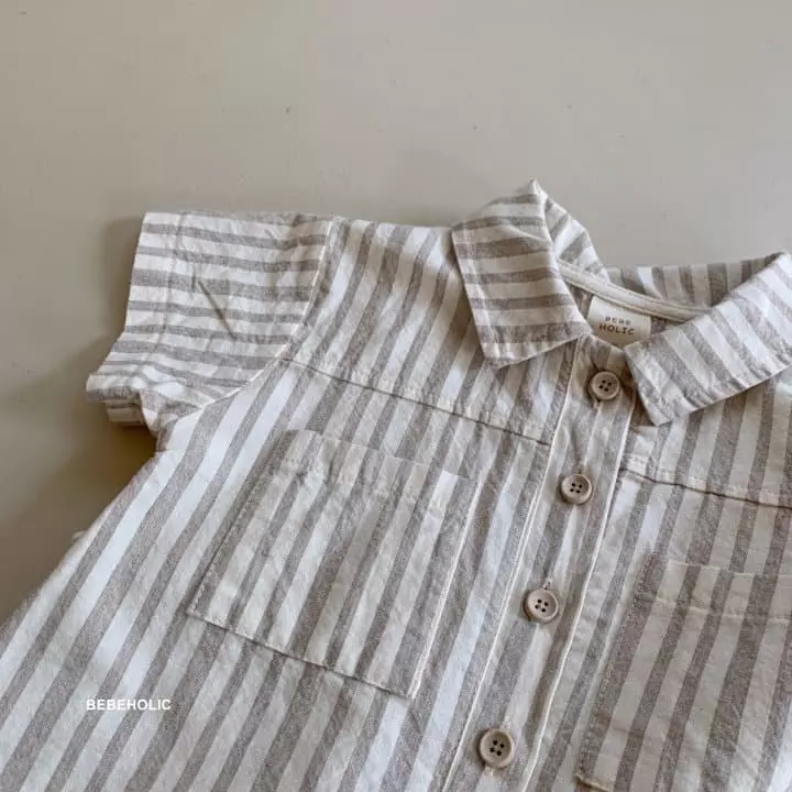 Bebe Holic - Korean Baby Fashion - #onlinebabyshop - Stripes Bodysuit - 10