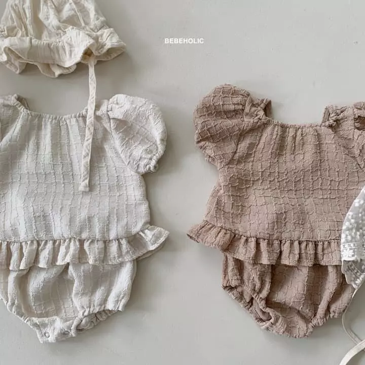 Bebe Holic - Korean Baby Fashion - #onlinebabyshop - Malcha Top Bottom Set - 2