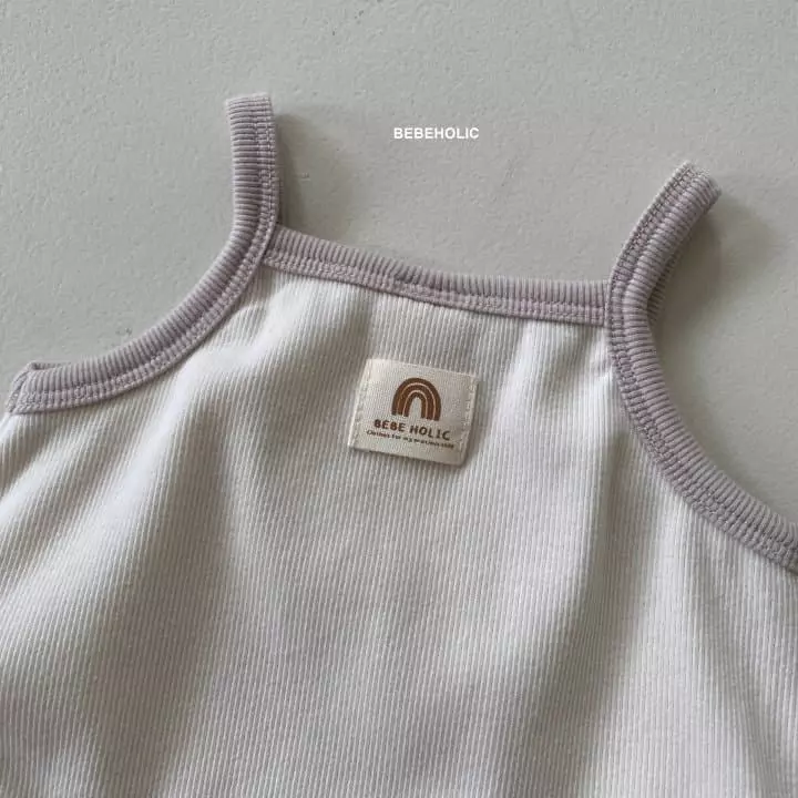 Bebe Holic - Korean Baby Fashion - #smilingbaby - Sleeveless Color Bodysuit - 12
