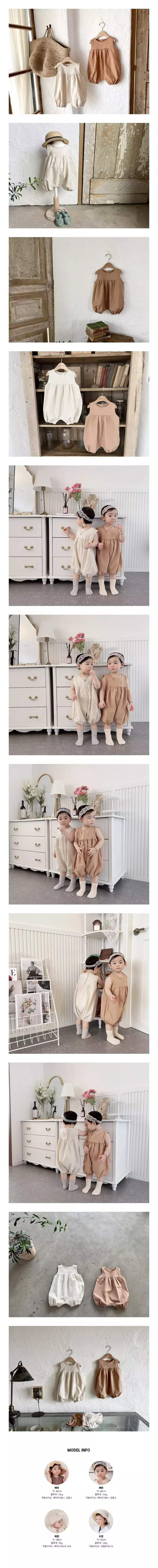 Bebe Nine - Korean Baby Fashion - #babyclothing - Bebe B Wefers Linen Bodysuit
