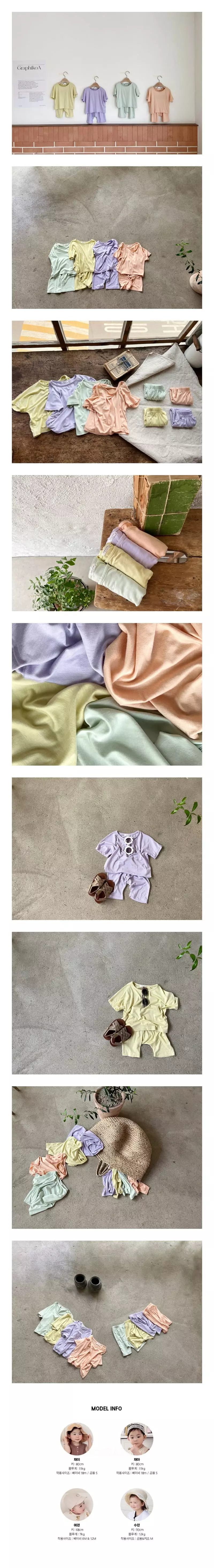 Bebe Nine - Korean Children Fashion - #kidsshorts - Kid K Love Me Top Bottom Set