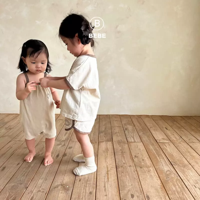 Bella Bambina - Korean Baby Fashion - #babyboutique - Bebe Peanut Piping Top Bottom Set - 10