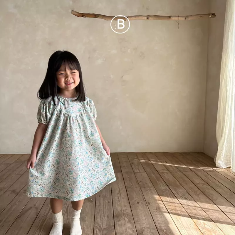 Bella Bambina - Korean Children Fashion - #designkidswear - Howl One-piece Flower - 2