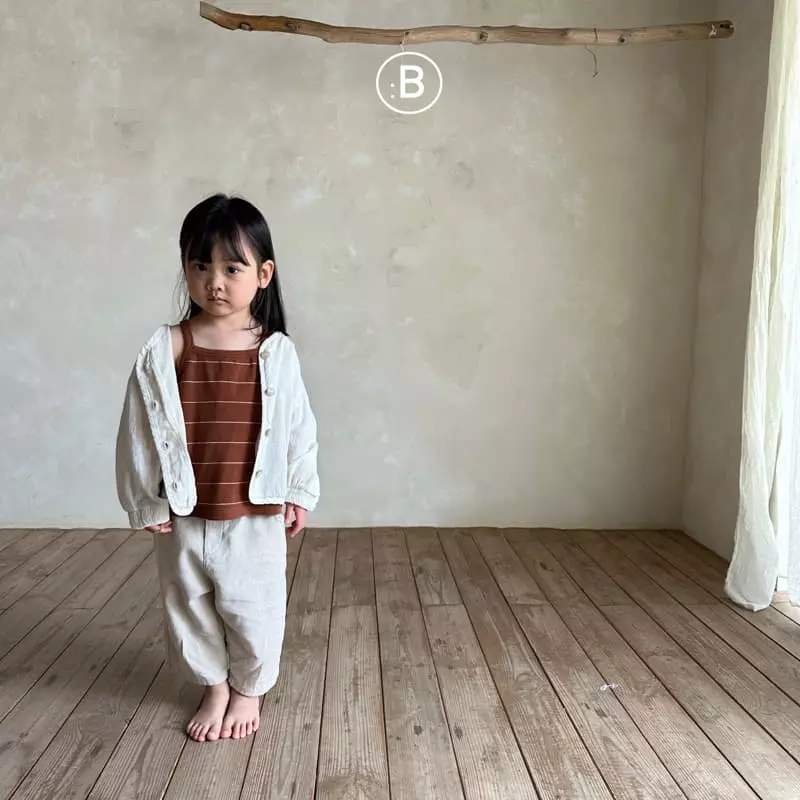 Bella Bambina - Korean Children Fashion - #littlefashionista - Ash Linen Jumper - 2