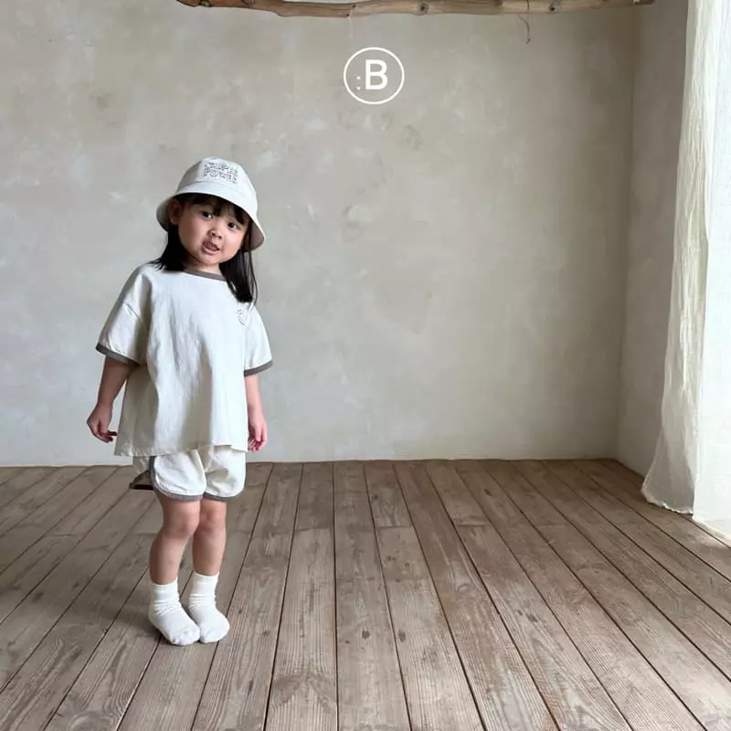 Bella Bambina - Korean Children Fashion - #magicofchildhood - Peanut Piping Top Bottom Set - 7