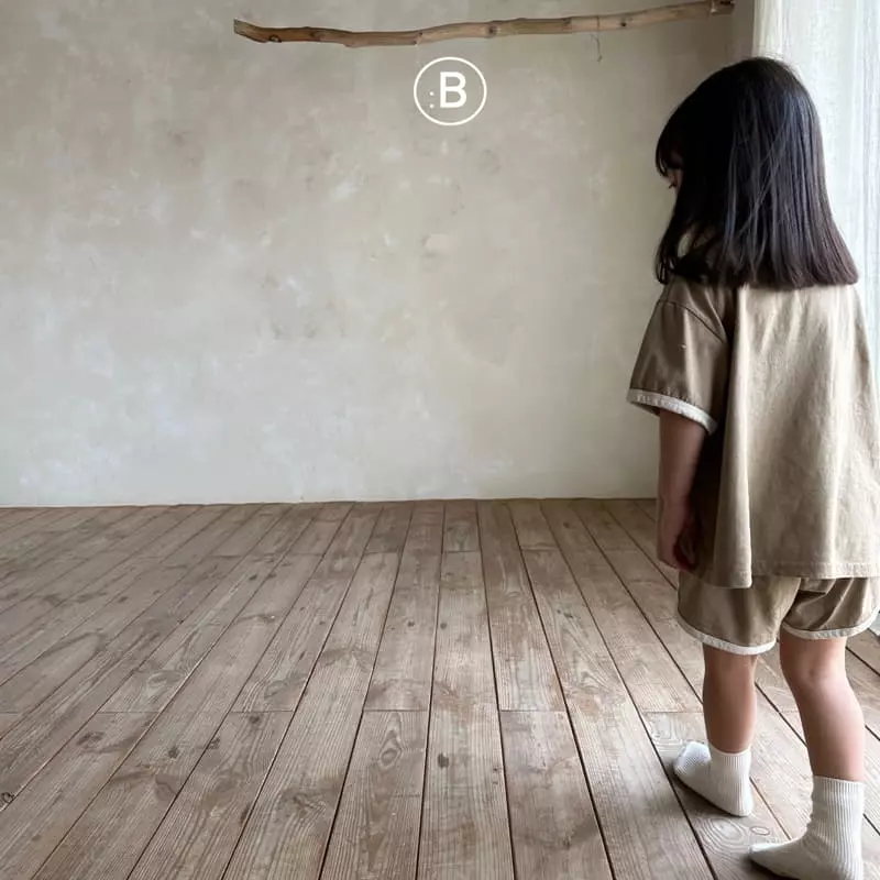 Bella Bambina - Korean Children Fashion - #minifashionista - Peanut Piping Top Bottom Set - 8