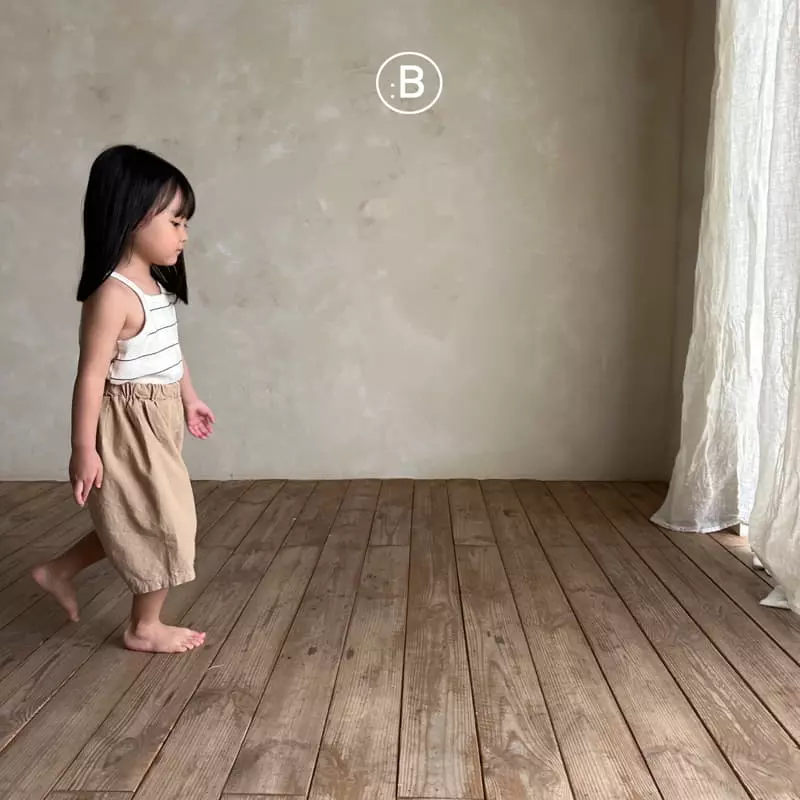 Bella Bambina - Korean Children Fashion - #todddlerfashion - Stripes String Sleeveless