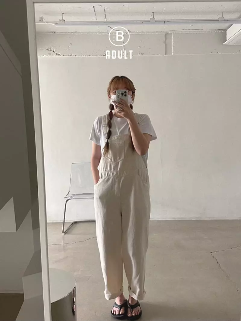 Bella Bambina - Korean Women Fashion - #momslook - Cud Linen Dungarees Pants MLm