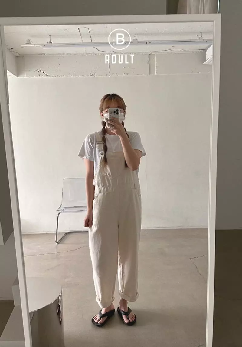 Bella Bambina - Korean Women Fashion - #vintageinspired - Cud Linen Dungarees Pants MLm - 3