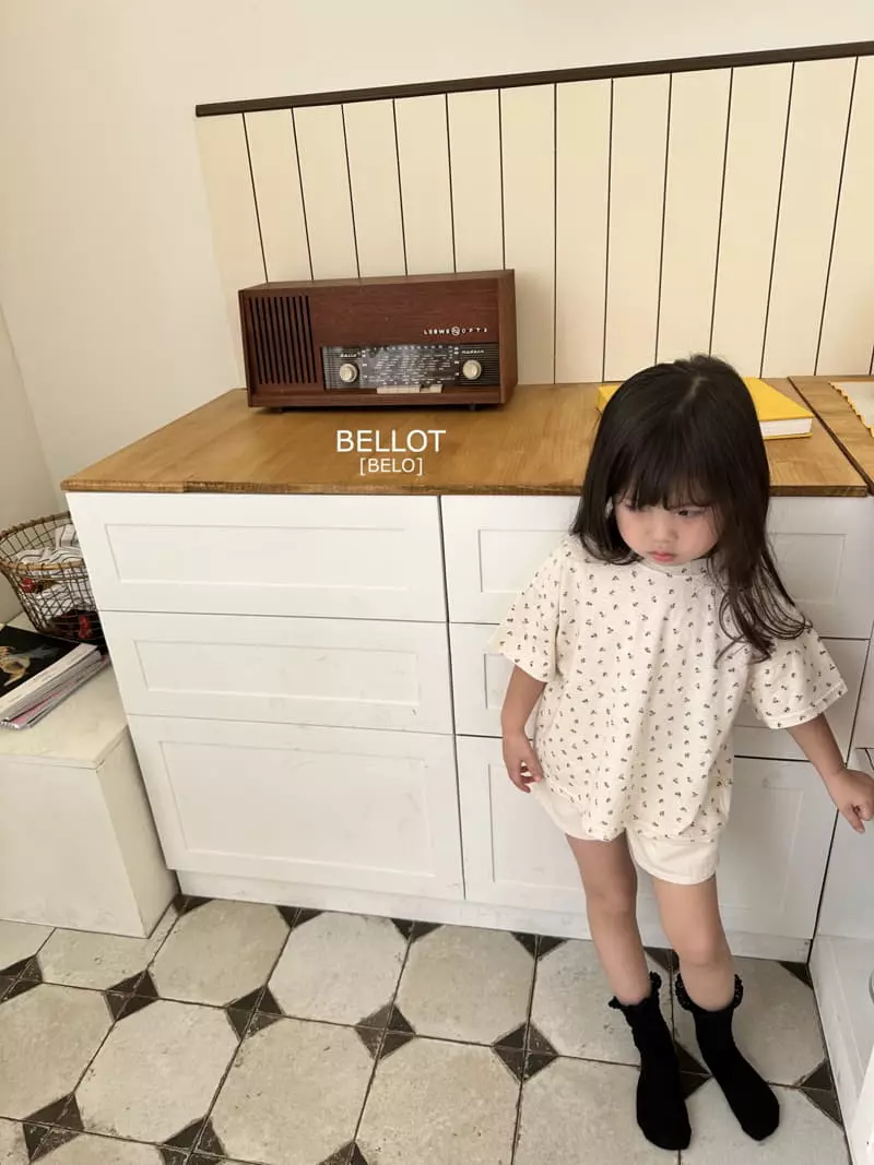 Bellot - Korean Children Fashion - #kidzfashiontrend - Flower Tee - 4